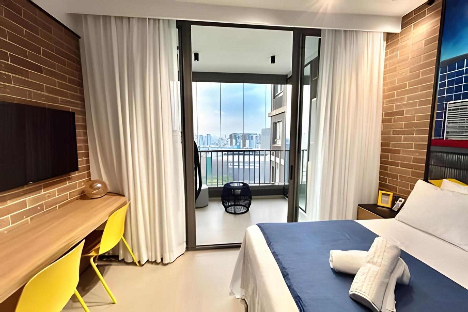 Studio/Moderno/200 M Allianz/Piscina/Wifi/Vaga São Paulo Eksteriør bilde